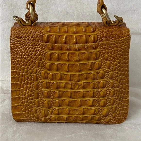 RARE COLOR Brahmin GOLDEN LADY MELBOURNE “VITTORIA ROSE” Satchel / Crossbody - Picture 2 of 6